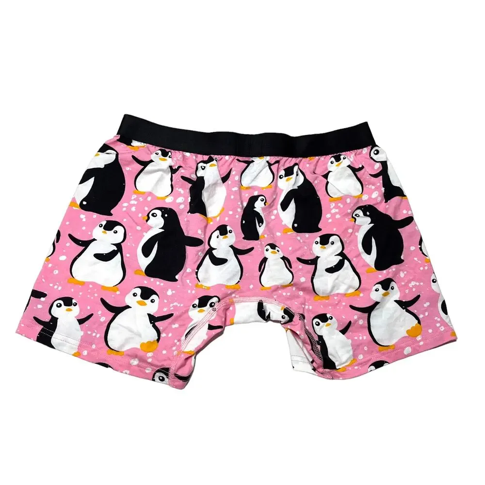 MeUndies Penguin Print Boxer Brief Men's Underwear Size Medium